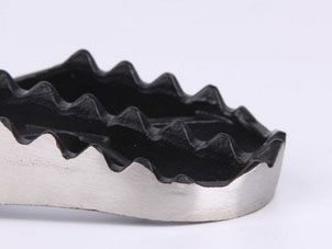 越野摩托車 不銹鋼 左腳踏